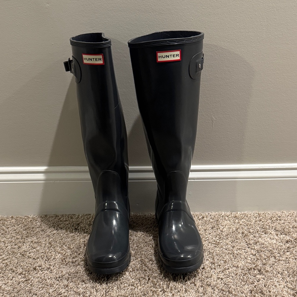 Hunter Classic Grey Rain Boots